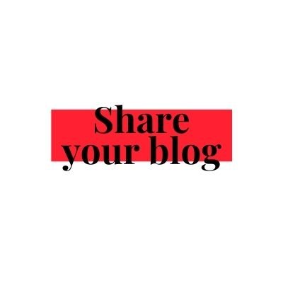 Share Your Blog